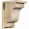 Ekena Millwork Newport Rough Sawn Corbel w/Backplate, Douglas Fir, 8"W x 10"D x 14"H COR08X10X14NEW01RDF - alternate 1